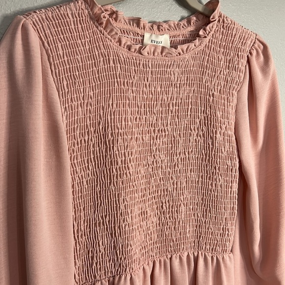 NWT Everly Ruffle Dress Long Sleeved Medium - Picture 2 of 7